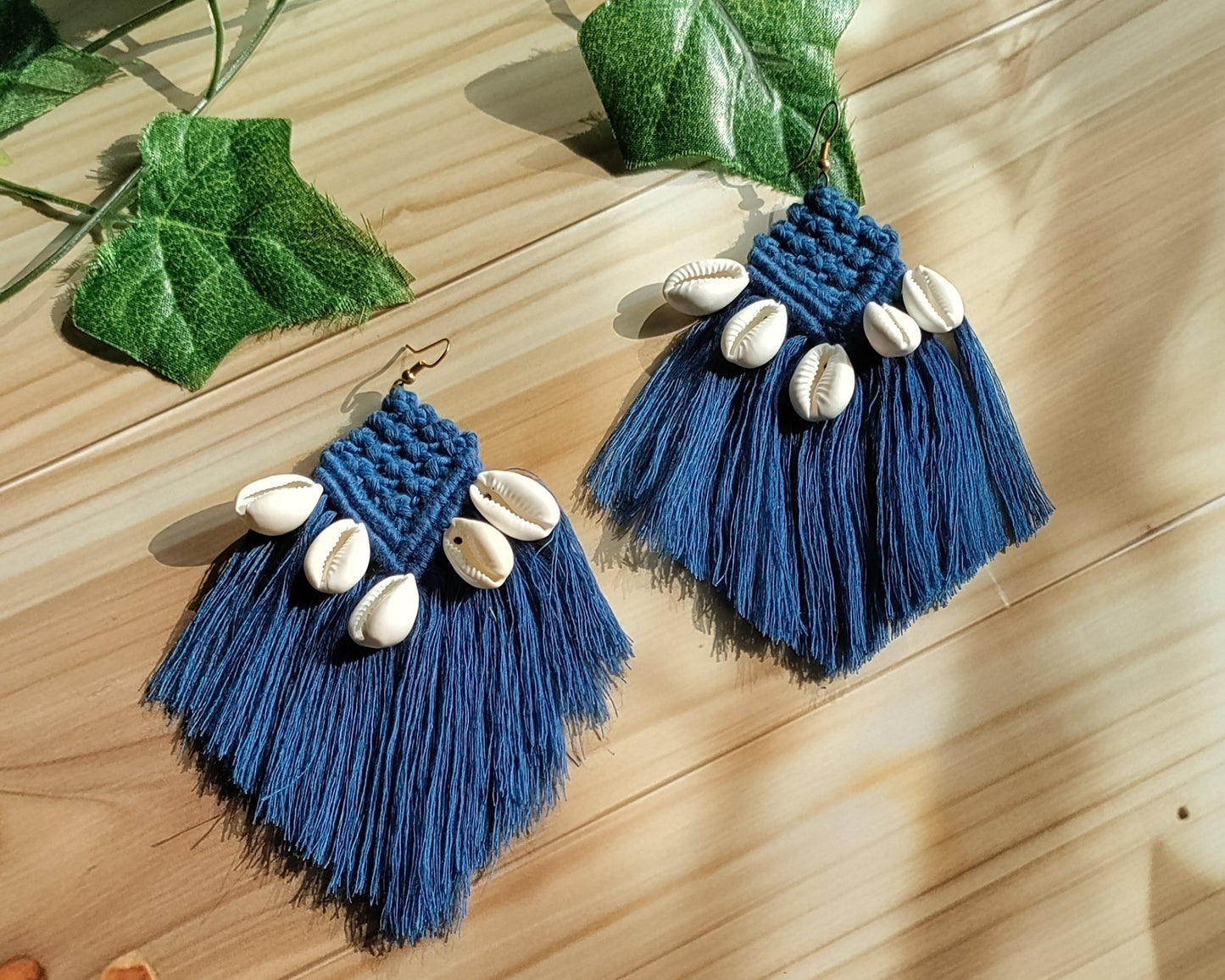 Blue Shellora Earrings