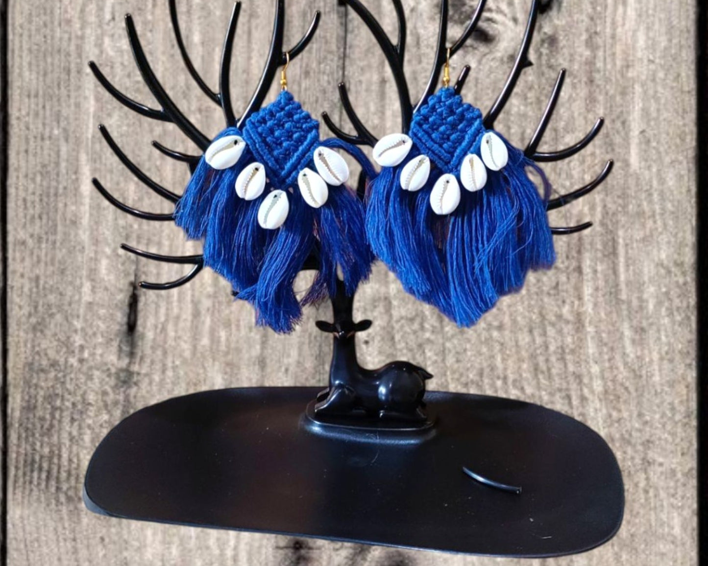 Blue Shellora Earrings