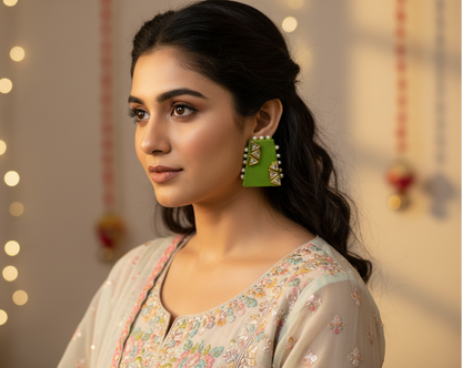 Green Arika Stud