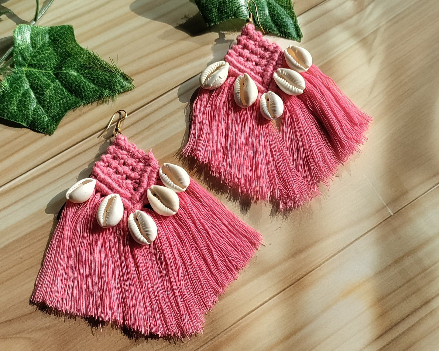 Pink Shellora Earrings