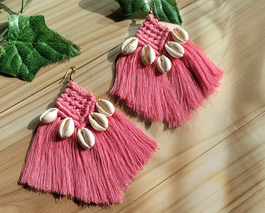 Pink Shellora Earrings