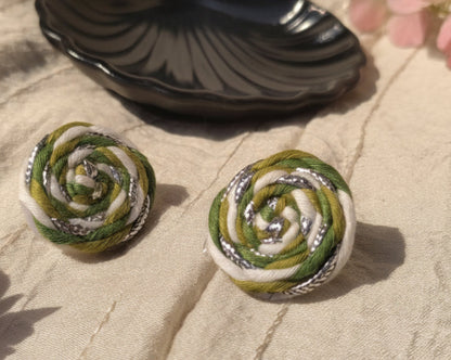 Green Nitya Studs
