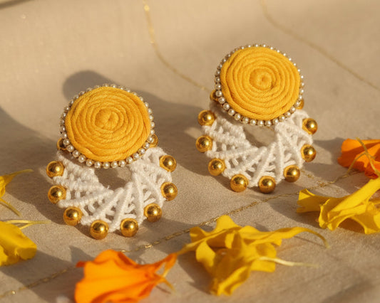 Yellow Chandbali