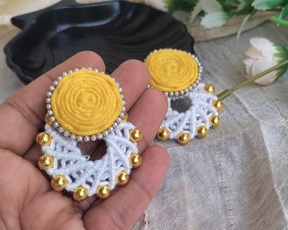 Yellow Chandbali