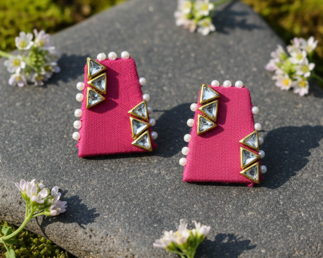 Pink Arika Stud