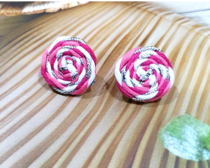 Pink Nitya Studs