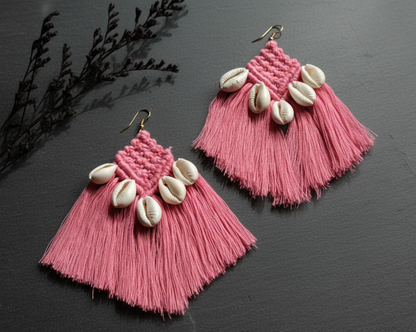 Pink Shellora Earrings