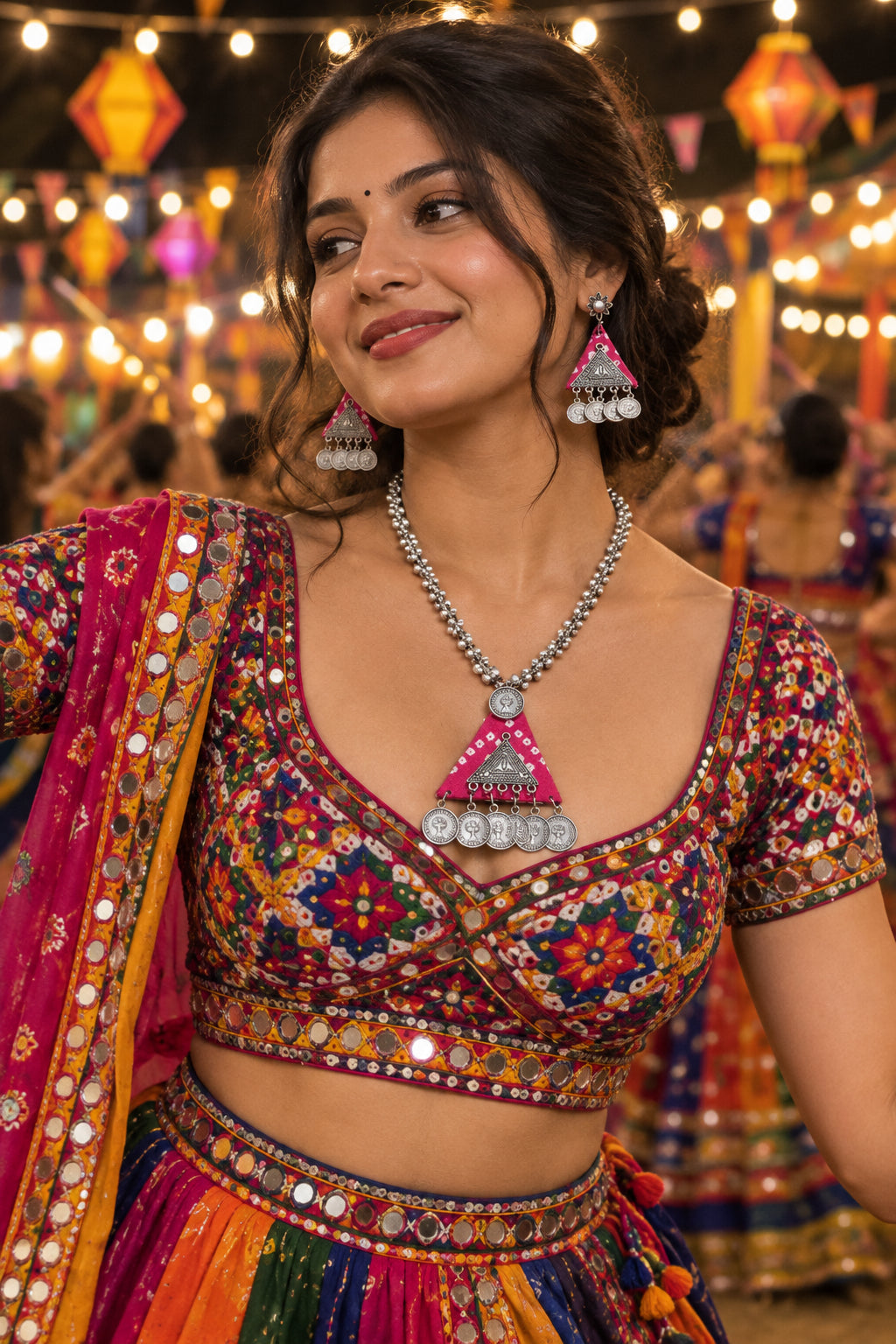 Pink Meher Necklace