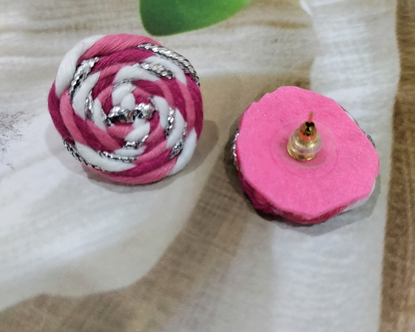 Pink Nitya Studs
