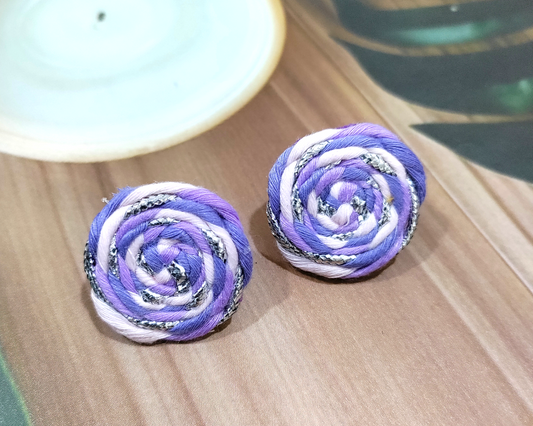 Purple Nitya Studs