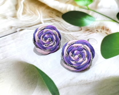 Purple Nitya Studs
