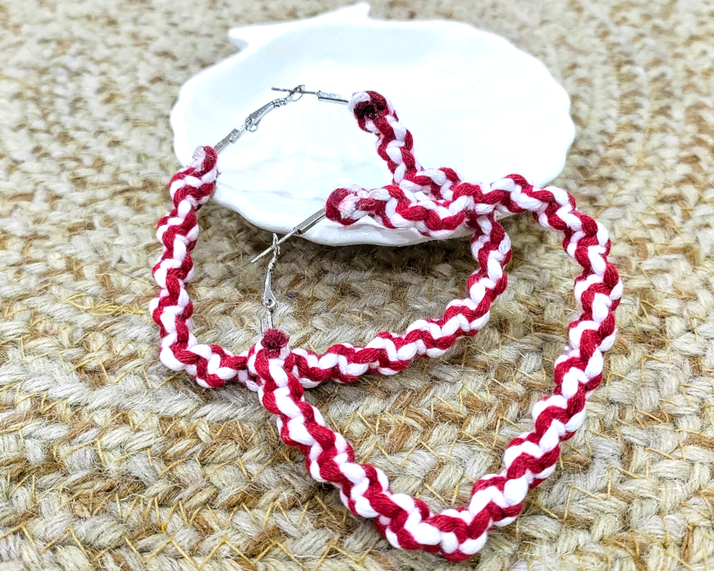 Red Heart Boho Hoop