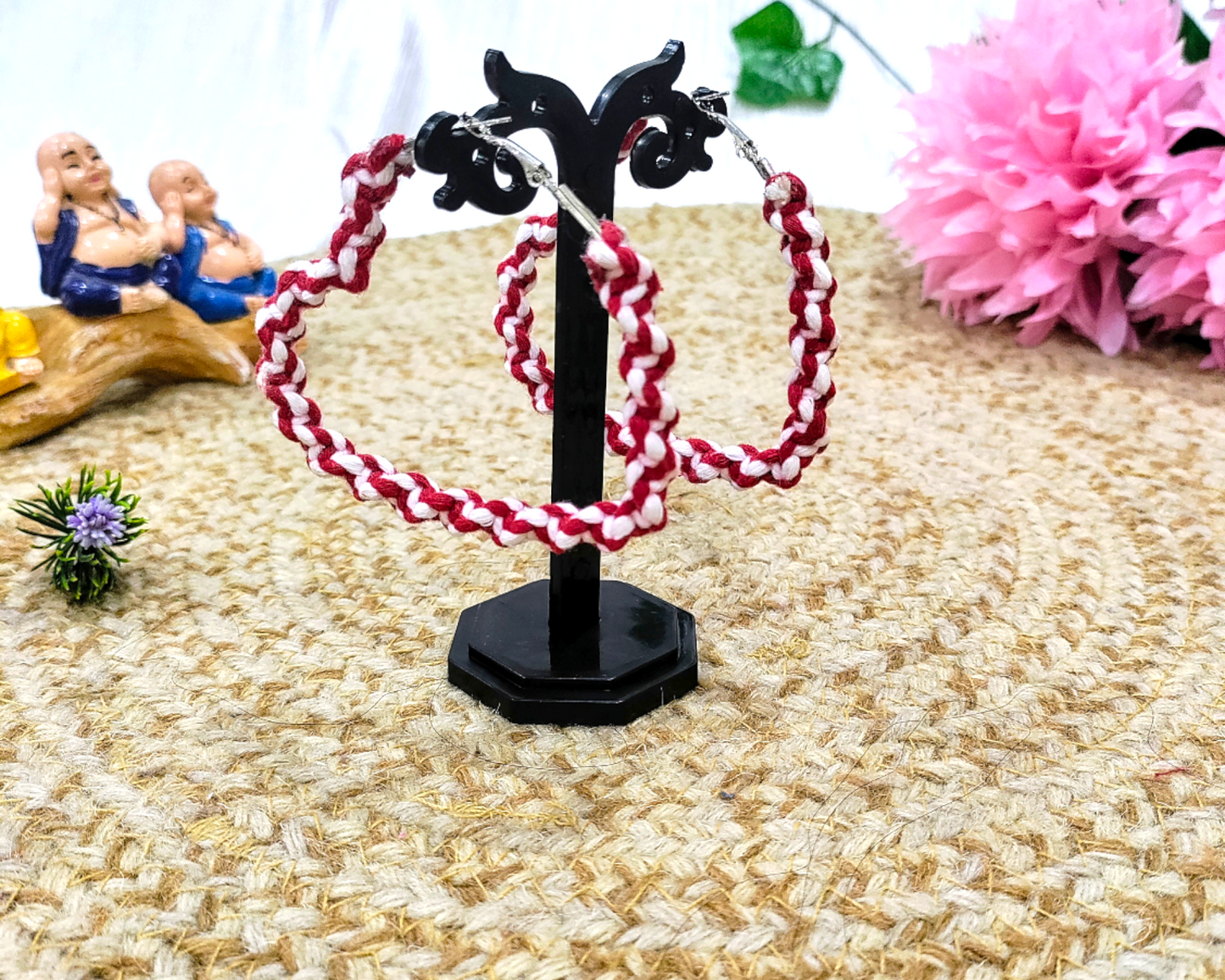 Red Heart Boho Hoop