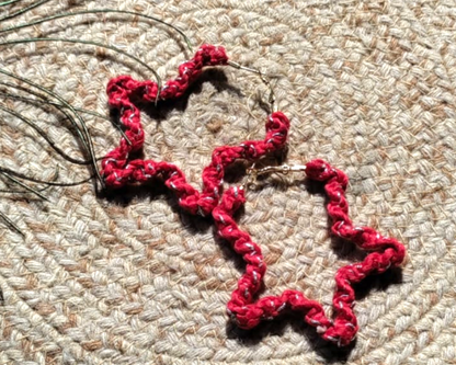 Red Star Boho Hoop