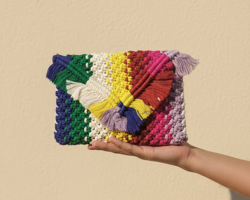 Multicolored Abha Sling bag