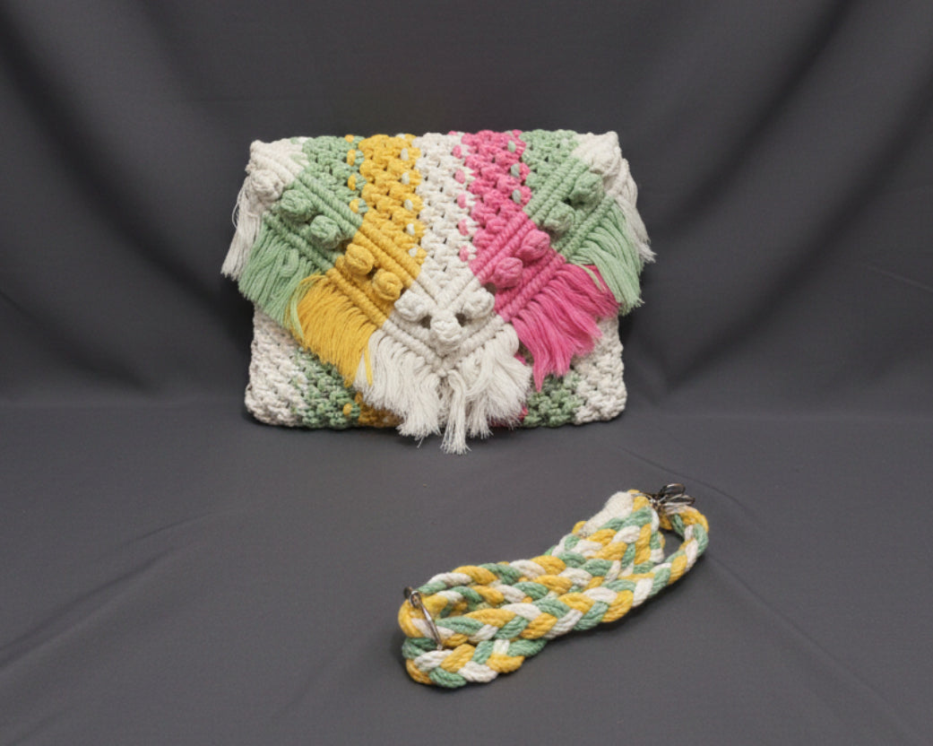White Sakhi Sling bag