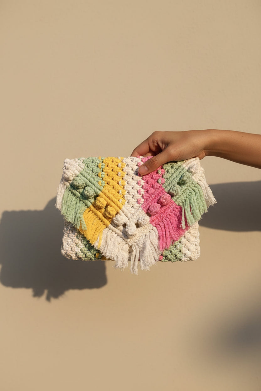 White Sakhi Sling bag