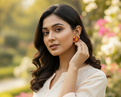 Yellow Butterfly Earrings